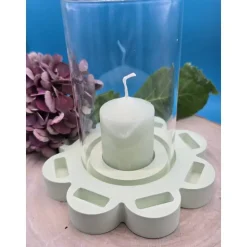 Handgemachte Steckerchen-Halter in Pastell – Wechselbare Deko für jede Saison