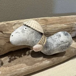 Handgemachte Treibholz Tischdeko 40x8x6 cm – Maritime Unikat Deko für Fensterbank, Regal & Tisch