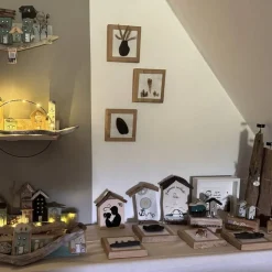 Handgemachte Treibholz Tischdeko 40x8x6 cm – Maritime Unikat Deko für Fensterbank, Regal & Tisch