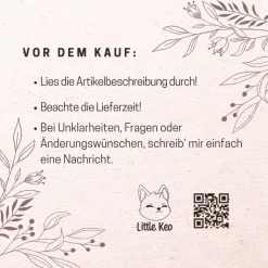 Handgemachte Weihnachtskarte ''Frohes Fest'' | B6 | Querformat