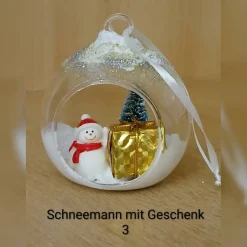 Handgemachte Weihnachtskugeln, gefüllte Weihnachtskugeln, Weihnachtsschmuck Kugel, Weihnachtsbaum Dekoration