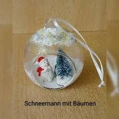 Handgemachte Weihnachtskugeln, gefüllte Weihnachtskugeln, Weihnachtsschmuck Kugel, Weihnachtsbaum Dekoration