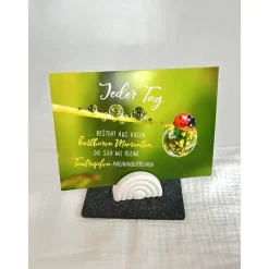 ️Handgemachter Fotokartenhalter im Regenbogendesign – stilvoll, schlicht & vielseitig verwendbar