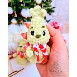 Handgemachter Grüner Baby Kobold – Niedliches Plüschtier, Geschenk & Weihnachtsdeko