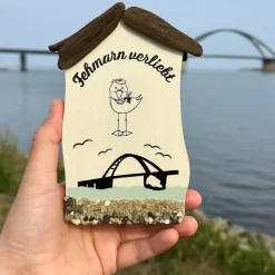 Handgemachtes Treibholz Haus Fehmarn – Shabby Chic Deko & Geschenk für Freundin