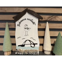 Handgemachtes Treibholz Haus Fehmarn – Shabby Chic Deko & Geschenk für Freundin