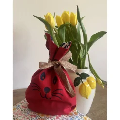 Handgenähter Osterhasen-Beutel – Die nachhaltige Geschenkverpackung - personalisierbar