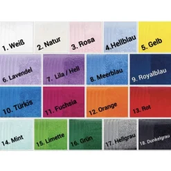 HANDTUCH ( 50 x 100 cm ) + mit Stickmotiv *Triathlon* + Name / Personalisiert