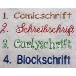 HANDTUCH + mit Stickmotiv * Tennis * + Name