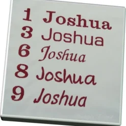 Handtuch Engel Taufe bestickt mit Name