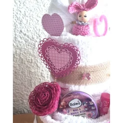 Handtuchtorte personalisiert Geschenk zu Weihnachten Muttertag Geburtstag Jahrestag