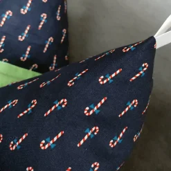 Handykissen / Sitzsack CANDY CANES  - Smartphonestütze, Tabletkissen, Kirschkernfüllung | RÄUBERKIND