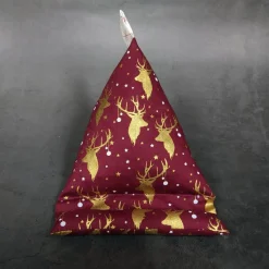 Handykissen / Sitzsack GOLDENES FEST HIRSCH  - Smartphonestütze, Handyhalterung, Kirschkernfüllung | RÄUBERKIND