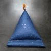 Handykissen / Sitzsack LITTLE STARS ON BLUE  - Smartphonestütze, Tabletkissen, Kirschkernfüllung | RÄUBE