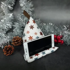 Handykissen / Sitzsack METALLIC STERNANIS  - Smartphonestütze, Handyhalterung, Kirschkernfüllung | RÄUBERKIND