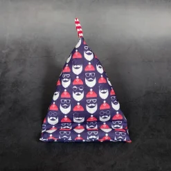 Handykissen / Sitzsack SANTA BABY - Smartphonestütze Weihnachten, Handyhalterung, Kirschkernfüllung | RÄU