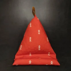 Handykissen / Sitzsack TREES ON RED  - Smartphonestütze, Tabletkissen, Kirschkernfüllung | RÄUBERKIND