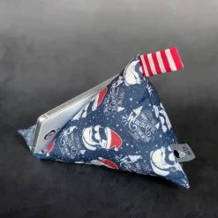 Handykissen / Sitzsack WONDERFUL TIME  - Smartphonestütze Weihnachten, Handyhalterung, Kirschkernfüllung | RÄUBERKIND