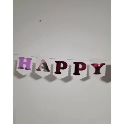 Happy Birthday Girlande/ Wimpelkette