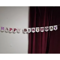 Happy Birthday Girlande/ Wimpelkette