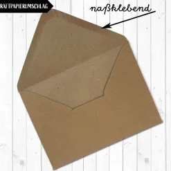 Happy Birthday in Neonfarben nach Wahl Grusskarte inklusive Kraftpapier-Umschlag