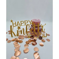 Happy Konfetti to you, Geburtstagsgruß Geschenk zum Geburtstag, Geschenkanhänger, Geburtstagsgeschenk