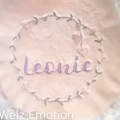 Hase - Kuscheltier individuell bestickt zur Geburt, Taufe, Geburtstag oder weiteren Anlässe