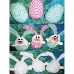 Hase aus dem Ei , Osterhäschen, Osterhase, Stofftier