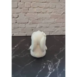 Hase Blümchen aus Gips – Frühlingsdeko zum Selbstgestalten