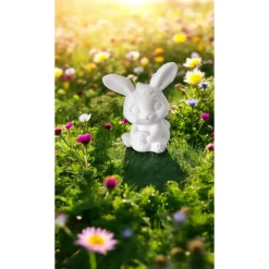 Hase 3D Druck wetterfest – Deko für innen & außen | ABS, bemalbar, 15 cm hoch