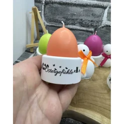Hase Eierbecher I Tischdekoration I Handmade I Kerzenhalter I Osterdeko I Eierkerze