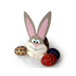 Hase Mini-Osternest, kleine Geschenkbox als Mini-Osterkörbchen oder Mitbringsel zum Osterfest