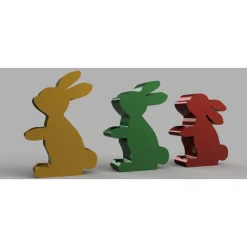 Hase Reagenzglas, Kunstblumen, 3D Druck, Glück Dekoration, Valentinstag Geschenk, Hochzeit Tischdeko,Romantische Vasen,