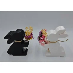 Hase Reagenzglas, Kunstblumen, 3D Druck, Glück Dekoration, Valentinstag Geschenk, Hochzeit Tischdeko,Romantische Vasen,