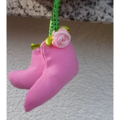 Hase 'Rosa' Kantenhocker Osterhase, Unikat