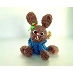Hase zum Befüllen Zugbeutel Ostern Geschenkidee Kuscheltier Bunny Amigurumi Geschenkverpackung Gutschein Geldgeschenk