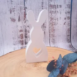 Hasen mit Herz – Handgegossene Osterdeko aus Keraflott