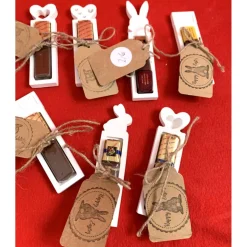 Hasen Sticks für Geldgeschenke oder Süßwaren