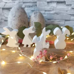 Hasenbande aus Raysin – Handgemachte Osterhasen Deko für dein Zuhause