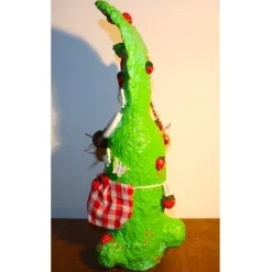 Hasenfigur ERDBEERHASERL handgefertigte Künstler-Figur Osterdeko Geschenk für Erdbeer-Fans Geldgeschenk