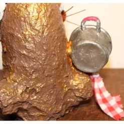 Hasenfigur KOCHHASERL handgefertigte Künstler-Figur Geschenk für Köche Geldgeschenk Essen