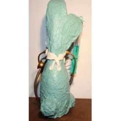 Hasenfigur Osterdeko KRANKENSCHWESTER handgefertigte Künstler-Figur Geschenk für Ärzte Krankenschwestern