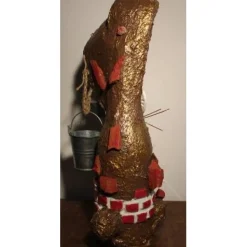 Hasenfigur Osterdeko MAURERHASERL handgefertigte Künstler-Figur Geschenk für Handwerker Geldgeschenk Maurer Osterhase