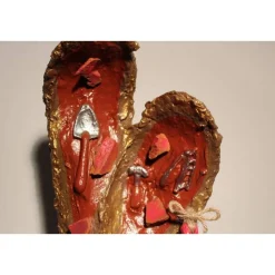 Hasenfigur Osterdeko MAURERHASERL handgefertigte Künstler-Figur Geschenk für Handwerker Geldgeschenk Maurer Osterhase