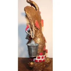 Hasenfigur Osterdeko MAURERHASERL handgefertigte Künstler-Figur Geschenk für Handwerker Geldgeschenk Maurer Osterhase