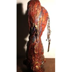 Hasenfigur Steampunk SCHLÜSSELMEISTER handgefertigte Künstler-Figur Osterdeko Geschenk für Steampunk-Fans Geldgesche