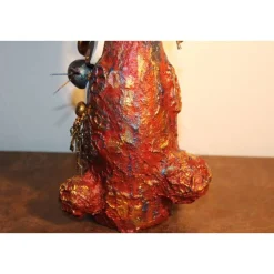 Hasenfigur Steampunk SCHLÜSSELMEISTER handgefertigte Künstler-Figur Osterdeko Geschenk für Steampunk-Fans Geldgesche