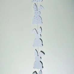 Hasengirlande Silber Herz