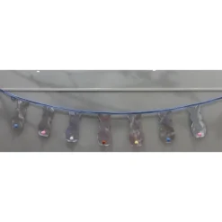 Hasen-Girlande, Wimpelkette, Osterhasen, Alu-Upcycling-Unikat