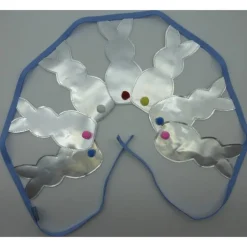 Hasen-Girlande, Wimpelkette, Osterhasen, Alu-Upcycling-Unikat